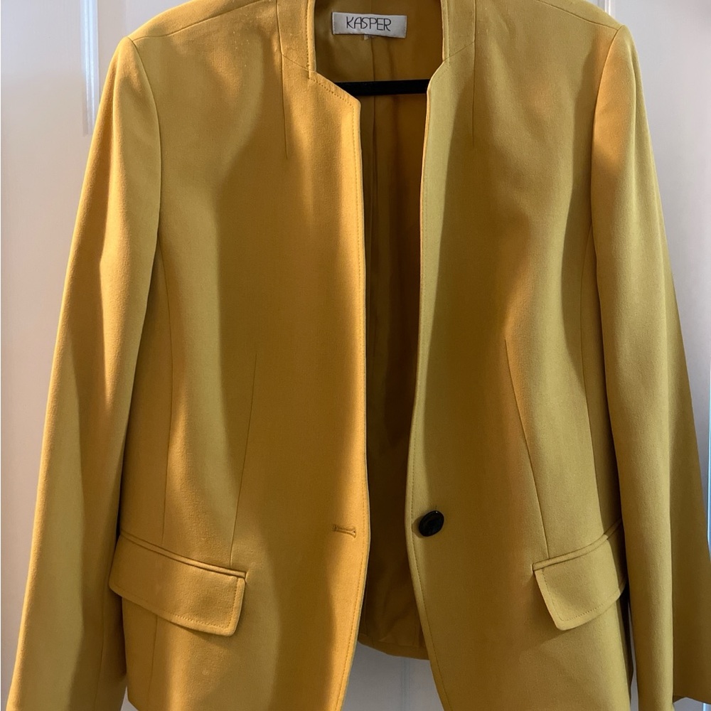 Kasper Mustard Blazer for Women